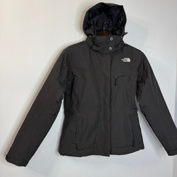 THE NORTH FACE Women's Inlux Insulated Hooded Jacket Hyvent Black Women's S - Picture 2 of 13